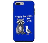 Funny Raccoon Pigeon Trash Buddies Bandits Graphic Case for iPhone 7 Plus/8 Plus