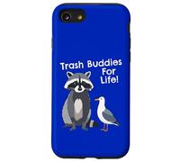 Funny Raccoon Pigeon Trash Buddies Bandits Graphic Case for iPhone SE (2020) / 7/8