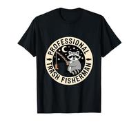 Funny Raccoon Professional Trash Fisherman T-Shirt