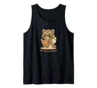 Funny Raccoon Reading on the Toilet “Just One More Chapter” Tank Top