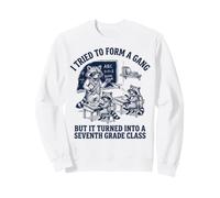 Funny Raccoon Seventh Grade Class Teacher Humor Sweatshirt