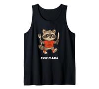 Funny Raccoon - Shirt, Shoes, Waiting on The Food Tank Top