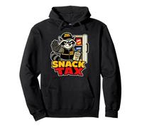 Funny Raccoon Snack Tax Animal Mascot Pullover Hoodie
