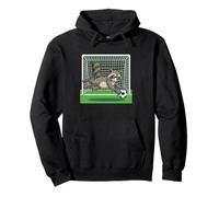 Funny Raccoon Soccer Goalie Donut Sprinkle Shirt Trash Panda Pullover Hoodie