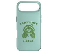 Funny Raccoon Sometimes I Bite Humor Nostalgia 90s Vintage Case for iPhone Air