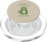 Funny Raccoon Sometimes I Can Feel That I Can't Feel Vintage PopSockets PopGrip for MagSafe