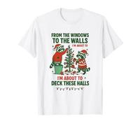 Funny Raccoon Trash Panda Christmas Decor Chaos T-Shirt