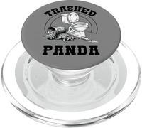 Funny Raccoon Trashed Trash Panda Drunk Meme Drinking Humor PopSockets PopGrip for MagSafe
