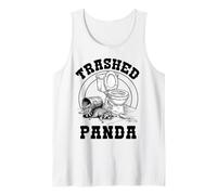 Funny Raccoon Trashed Trash Panda Drunk Meme Drinking Humor Tank Top