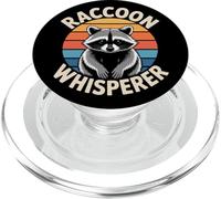 Funny Raccoon Whisperer Animal Handler Critter Enthusiast PopSockets PopGrip for MagSafe