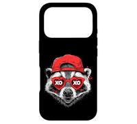 Funny Raccoon with Heart Sunglasses Cute Animal Lover Case for iPhone 17 Pro