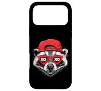 Funny Raccoon with Heart Sunglasses Cute Animal Lover Case for iPhone 17 Pro Max