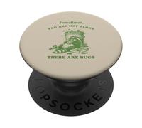 Funny Raccoon You Are Not Alone There Bugs Vintage Graphic PopSockets Adhesive PopGrip