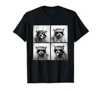 Funny Raccoons with Sunglasses Cute Animals Humor Fun Meme T-Shirt