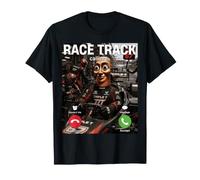 Funny Race Track Pit Crew Brainrot Meme Racing Car Driver T-Shirt