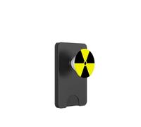 Funny Radiation Warning Caution Symbol Bold Statement PopSockets PopWallet for MagSafe