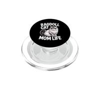 Funny Ragdoll Cat Mom Life Cute Ragdoll Cat PopSockets PopGrip for MagSafe