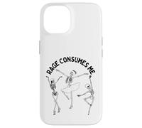 Funny Rage Consumes Me 3 Skeletons Dancing in Tutu Sarcastic Case for iPhone 14