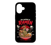 Funny Ramen Anatomy Japanese Noodles Art Illustration Case for iPhone 16