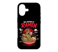 Funny Ramen Anatomy Japanese Noodles Art Illustration Case for iPhone 17