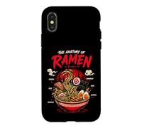 Funny Ramen Anatomy Japanese Noodles Art Illustration Case for iPhone X/XS