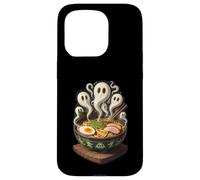 Funny Ramen Ghosts Halloween Design Japanese Noodles Case for iPhone 15 Pro