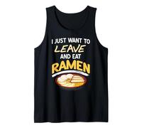 Funny Ramen Lover Humor Noodle Bowl Foodie Quote Tank Top