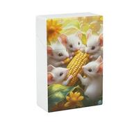 Funny Rat & Corn Cigarette Case 20s Size Cigar Holder Plastic Storage Box Smoking Accessories
