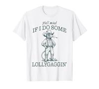 Funny Rat Cowboy | Y'all Mind If I Do Some Lollygaggin T-Shirt