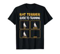 Funny Rat Terrier Guide To Training Dog Obedience Trainer T-Shirt