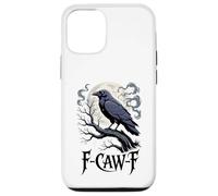 Funny Raven F-CAW-F Goth Punk Rock Crow Spooky Nature Humor Case for iPhone 12/12 Pro
