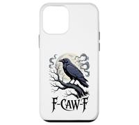 Funny Raven F-CAW-F Goth Punk Rock Crow Spooky Nature Humor Case for iPhone 12 mini