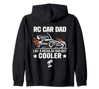 Funny RC Car Dad Like a Regular Dad, But Cooler Fathers Day Zip Hoodie