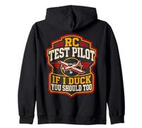 Funny RC Plane Hobbyist Flyer Model Airplane Zip Hoodie