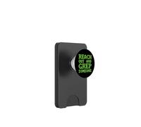 Funny Reach out and Grep Someone Linux Admin Coding PopSockets PopWallet for MagSafe