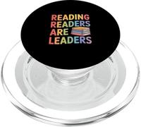Funny Readers are Leaders Saying Book Lover PopSockets PopGrip for MagSafe