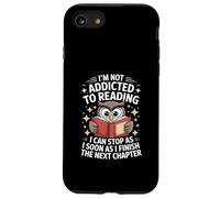 Funny Reading Addiction Saying Owl Book Lover Case for iPhone SE (2020) / 7/8