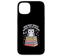 Funny Reading Saying How Many Nights Cute Owl Case for iPhone 13