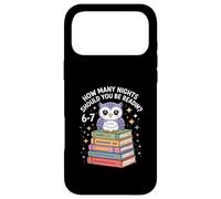 Funny Reading Saying How Many Nights Cute Owl Case for iPhone 17 Pro Max
