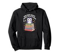 Funny Reading Saying How Many Nights Cute Owl Pullover Hoodie