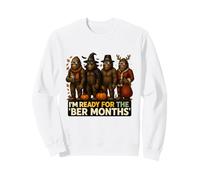 Funny Ready for Ber Months Sasquatch Fall Holiday BigFoot US Sweatshirt