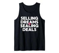 Funny Real Estate Sale Realtor Selling Dream Sealing Deals Tank Top