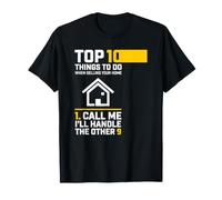 Funny Realtor Top 10 Things to Do When Selling Your Home T-Shirt