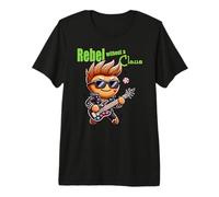 Funny Rebellious Gingerbread Man Without Santa Premium T-Shirt