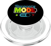 Funny Recovery Mode On Post Injury Surgery Get Well Soon PopSockets PopGrip for MagSafe