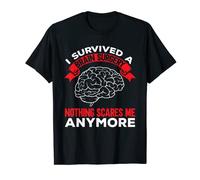 Funny Recovery Survivor I Survived A Brain Surgery T-Shirt
