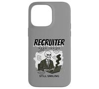Funny Recruiter Humor - Dead Inside Still Smiling Recruiting Case for iPhone 14 Pro Max