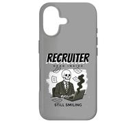 Funny Recruiter Humor - Dead Inside Still Smiling Recruiting Case for iPhone 17