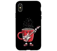 Funny Red Cup with Guitar for a Rocking Look Case for iPhone X/XS