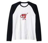 Funny Red Cup with Guitar for a Rocking Look Raglan Baseball Tee